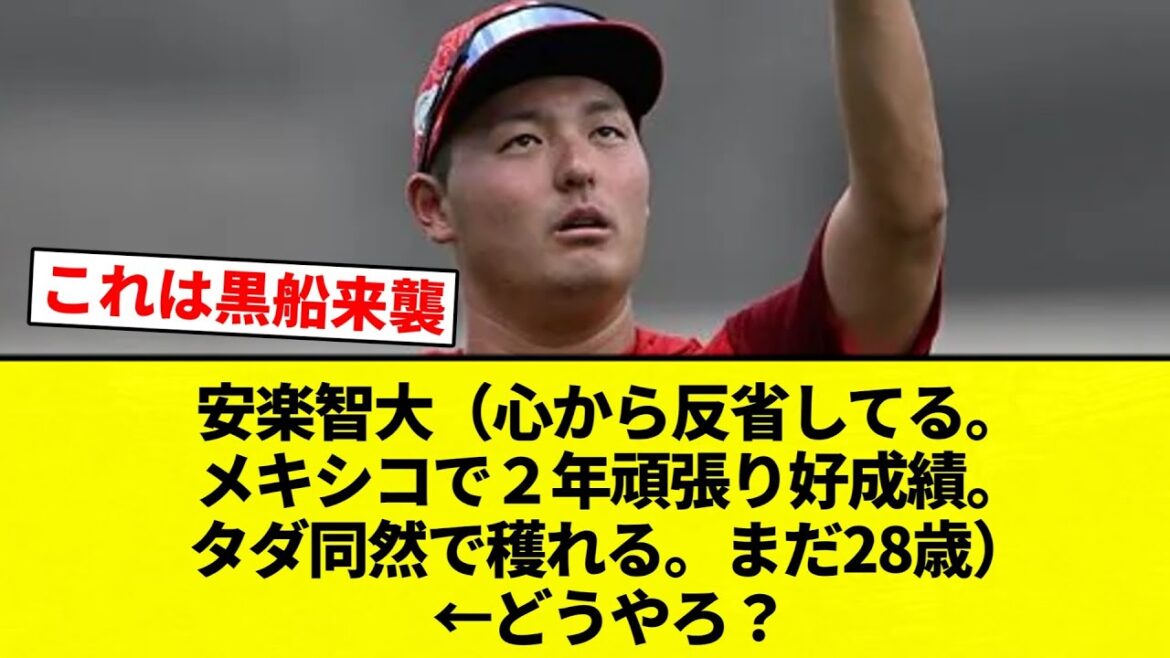【いらんばい！！】安楽智大（心から反省してる。メキシコで２年頑張り好成績。タダ同然で穫れる。まだ28歳）←どうやろ？【プロ野球反応集】【2chスレ】【なんG】