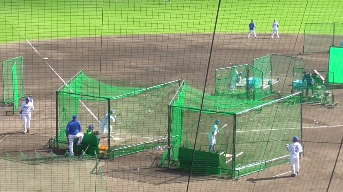 【プロ野球】　中日　秋季キャンプ　『フリーバッティング』