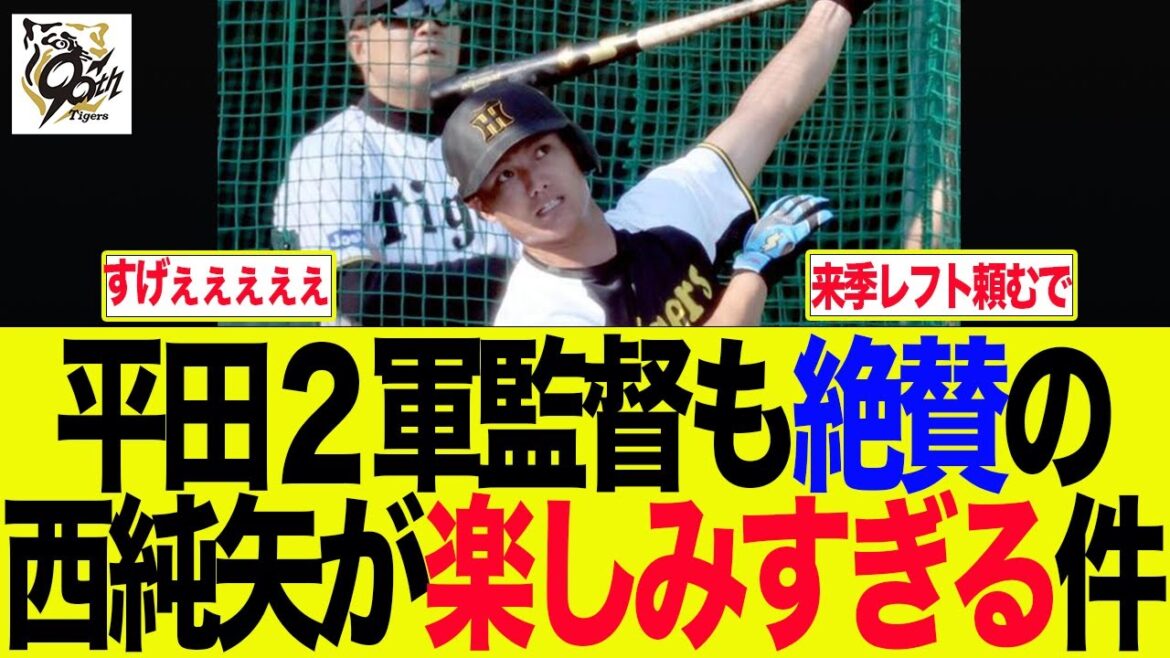 【阪神】平田2軍監督も絶賛の西純矢が楽しみすぎる件 阪神ファンの反応集 【阪神】平田2軍監督も絶賛の西純矢が楽しみすぎる件 阪神ファンの反応集