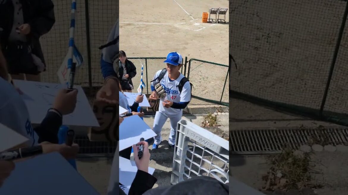 中日ドラゴンズ　秋季キャンプ『選手サイン会』#中日ドラゴンズ#中日 #野球 #秋季キャンプ #ショート #ショート動画 #shorts #short #プロ野球 #守備 #ピッチャー #キャッチャー