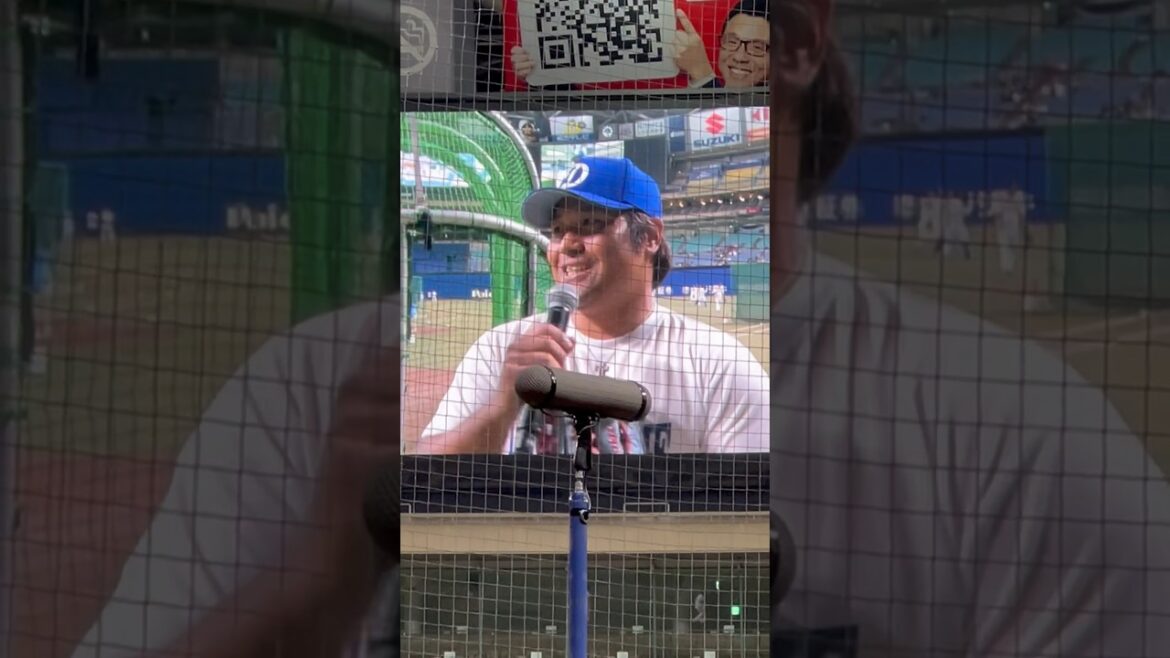 平田良介36才😳引退後、13キロ太った🫨　#平田　#平田良介　中日OB戦2024.7.25 ナゴヤドーム