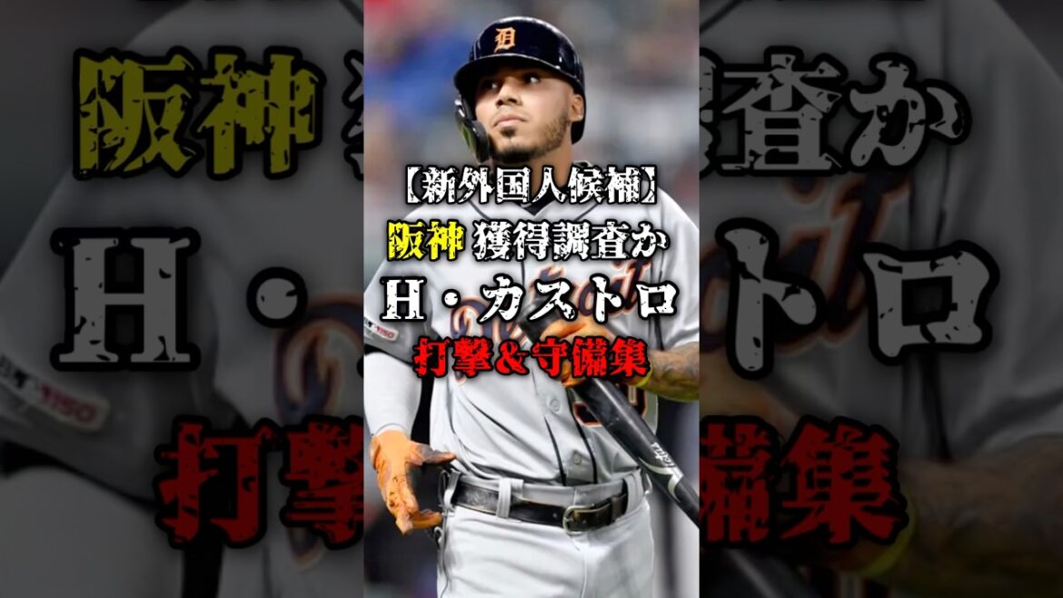 【阪神新外国人候補】阪神が獲得調査か✅ハロルド・カストロ選手🐯強打のユーティリティプレーヤー🔥🔥#阪神タイガース #阪神 #プロ野球