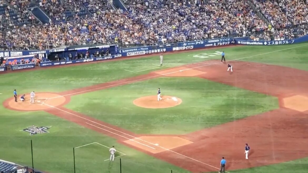 20240727　ぶち込めオーシロ【大城卓三 応援歌】　8回表　読売ｼﾞｬｲｱﾝﾂ(巨人)@横浜ｽﾀｼﾞｱﾑ･ｳｨﾝｸﾞ席(BAY SIDE) ﾊﾏｽﾀ