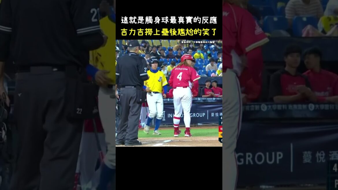 這就是被觸身球的最真實反應XDDDD Real reaction when you get hit by pitch. #CPBL #中華職棒 #Baseball #吉力吉撈鞏冠 #魏碩成 這就是被觸身球的最真實反應XDDDD Real reaction when you get hit by pitch. #CPBL #中華職棒 #Baseball #吉力吉撈鞏冠 #魏碩成
