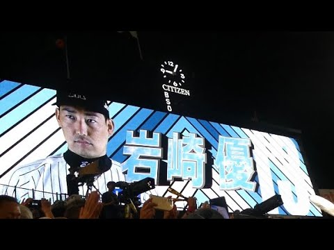 【祝2025セリーグ制覇】 藤川監督の登場曲を使いマウンドに上がる岩崎優 【祝2025セリーグ制覇】 藤川監督の登場曲を使いマウンドに上がる岩崎優