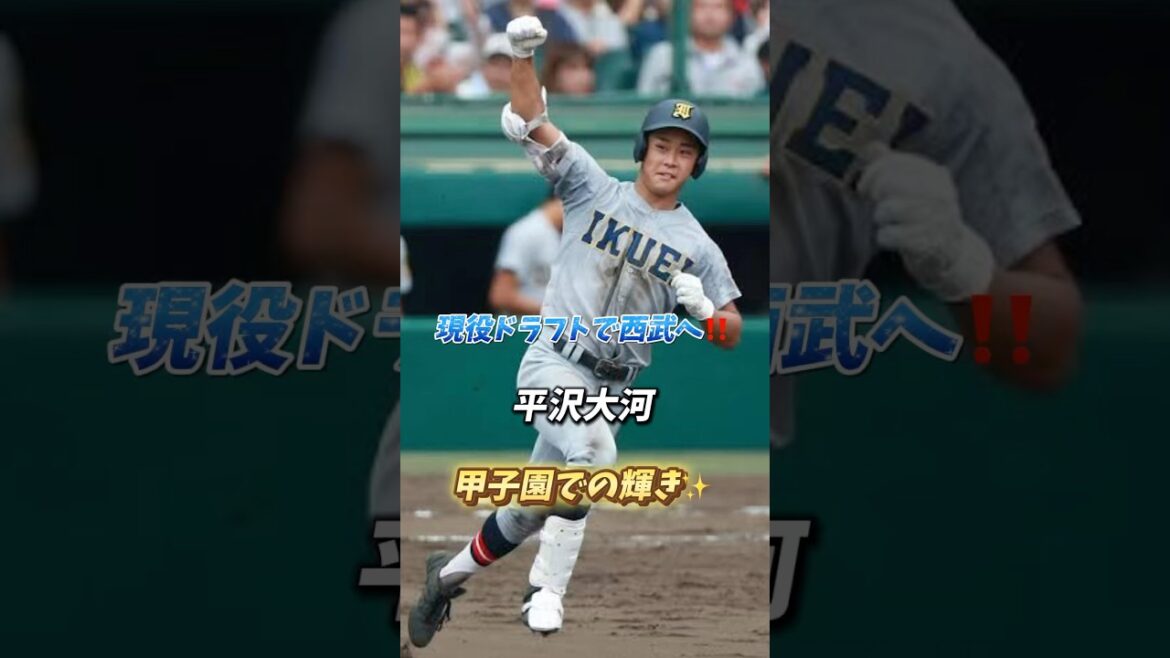 【現役ドラフトで西武へ‼️】平沢大河選手の仙台育英学園高での打撃 #平沢大河 #埼玉西武ライオンズ #千葉ロッテマリーンズ #現役ドラフト #野球 #プロ野球 #baseball #npb