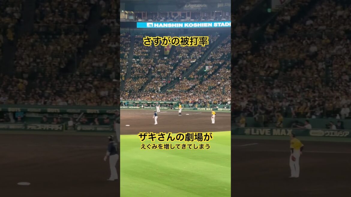 #岩崎優 さすがの被打率で今日も劇場を開演してしまう #阪神タイガース #プロ野球 #甲子園