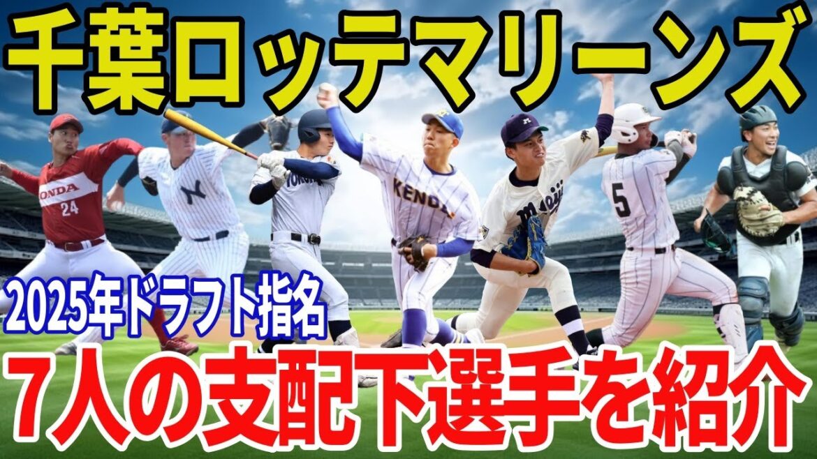 【千葉ロッテマリーンズ】2025年ドラフト指名選手まとめ！支配下7名の経歴・成績・評価を最速解説【石垣 元気】