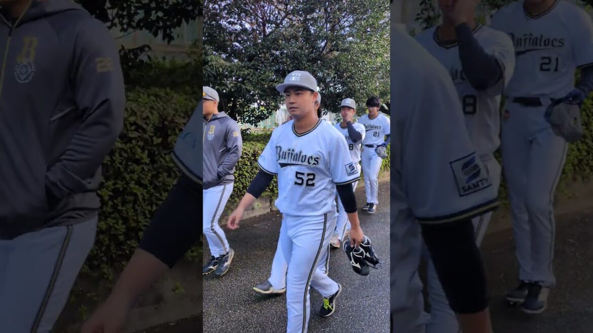 オリックス　秋季キャンプ　『球場に向かう選手』#オリックスバファローズ #オリックス