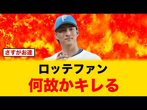 ロッテファンが達孝太に、何故かキレている模様【北海道日本ハムファイターズ】 ロッテファンが達孝太に、何故かキレている模様【北海道日本ハムファイターズ】