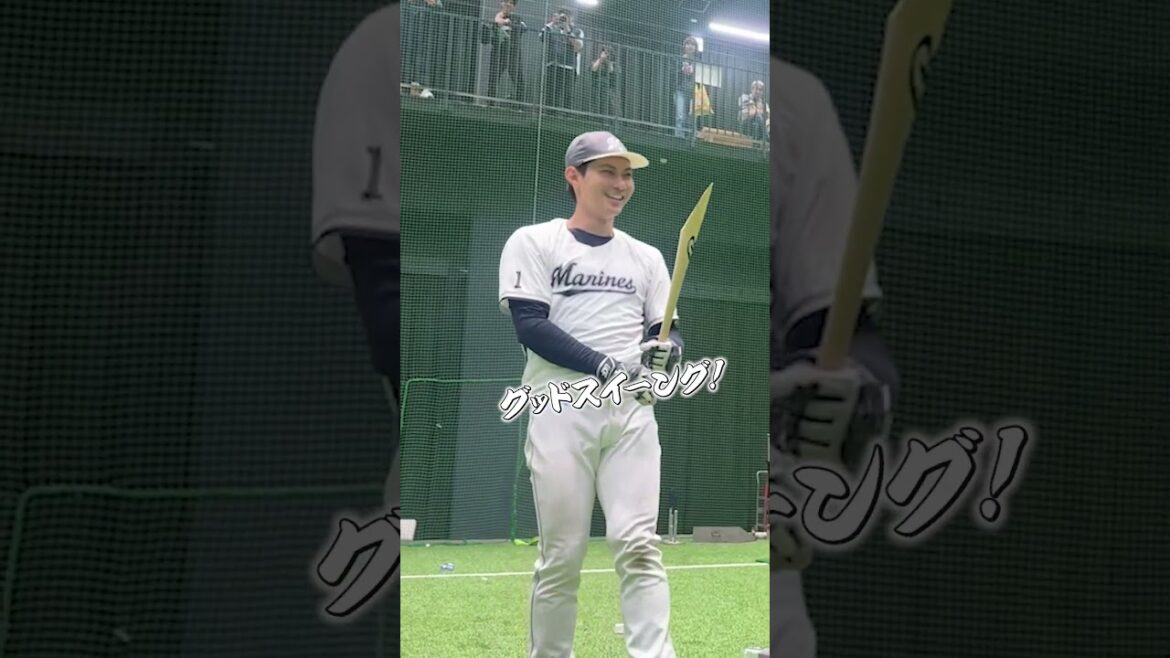 秋季キャンプ、藤原恭大が打ち込みすぎた結果… #chibalotte