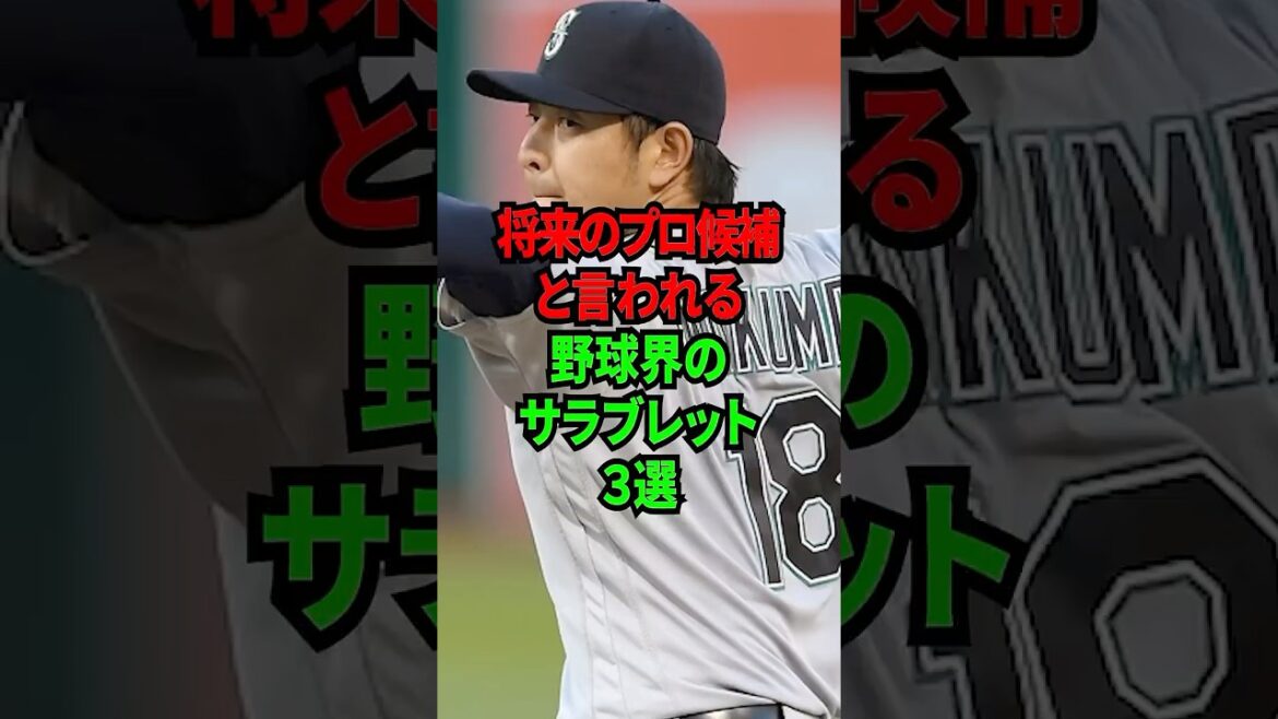 将来のプロ候補と言われる野球界のサラブレッド3選 #shorts #プロ野球 #npb