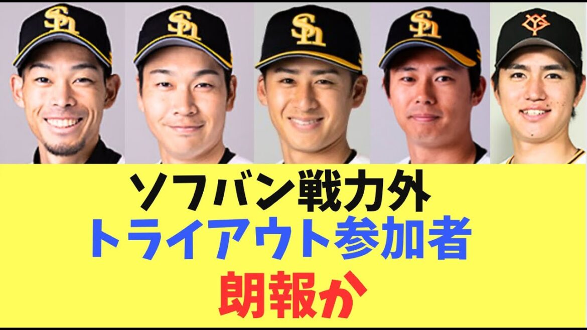 【トライアウト】2025エイブルトライアウト！ホークスの参加者は少ない！ということは？