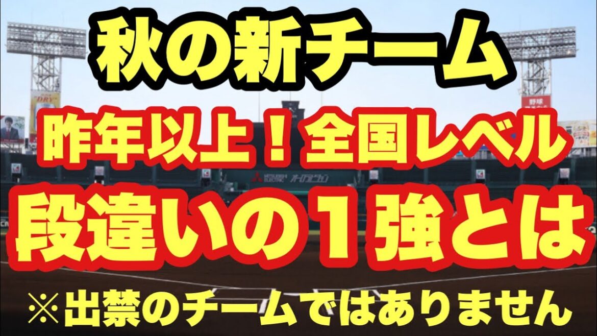 【高校野球】新チーム見てきた中では現状、ダントツのＮｏ．１です❗️