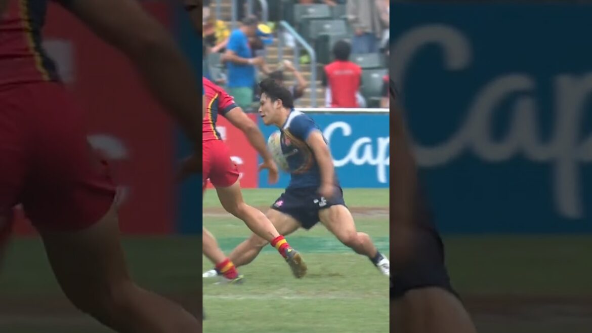 #石田吉平 主将の💯点ステップ😱 #Rugby7s #パリ五輪 #ラグビー #shorts