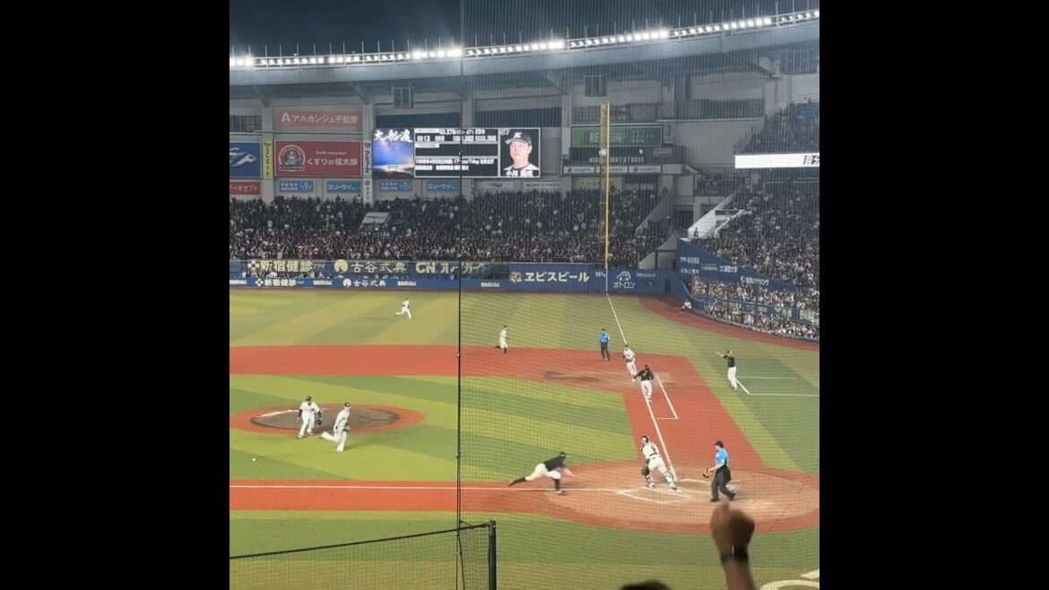 対西武ライオンズ戦　小川龍成のサヨナラセーフティーバント #野球 #プロ野球 #マリーンズ
