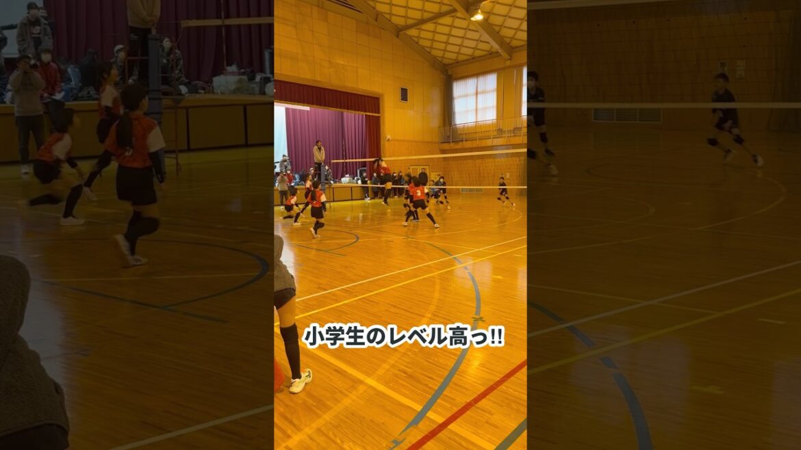 小学生のバレーレベルが高すぎるww