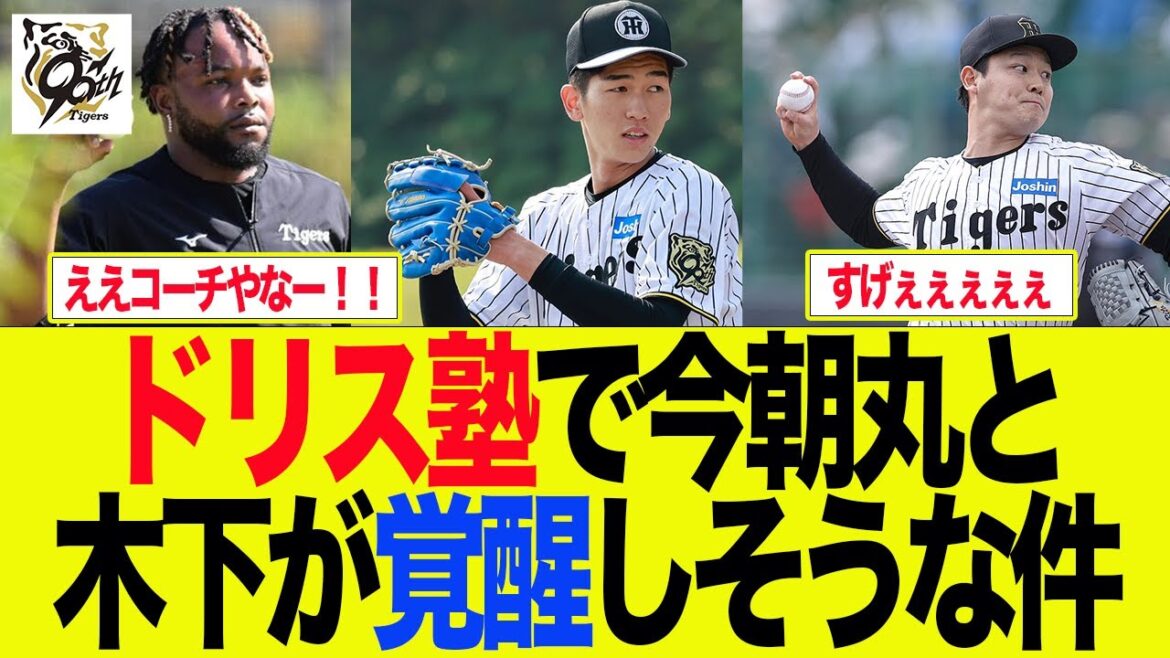 【阪神】ドリス塾で今朝丸と木下が覚醒しそうな件　阪神ファンの反応集