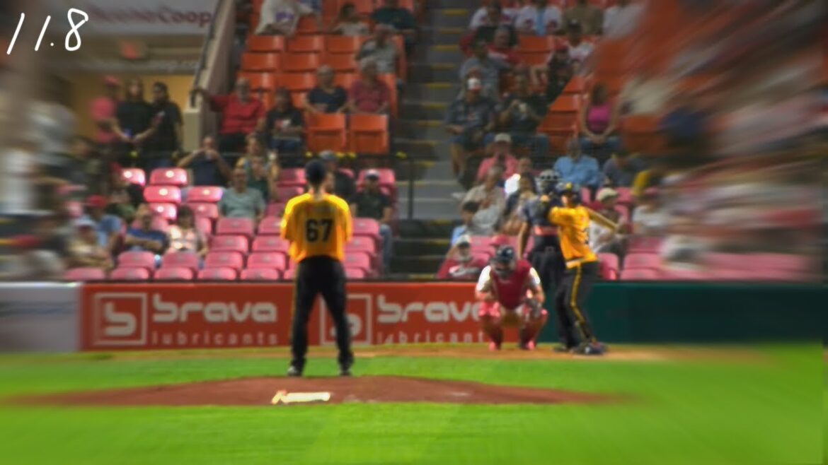 11/8  プエルトリコウィンターリーグ　福岡ソフトバンクホークス・大野稼頭央　廣瀨隆太　プレーシーン