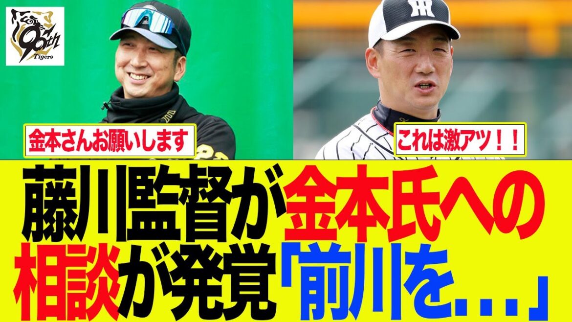 【阪神】藤川監督が金本氏への相談が発覚「前川を. . . 」　阪神ファンの反応集