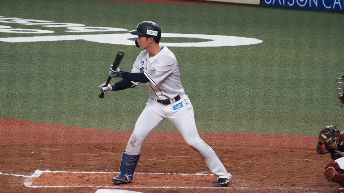 【犠打】2022.09.23 埼玉西武-東北楽天(ベルーナドーム) 川野涼多 打席シーン