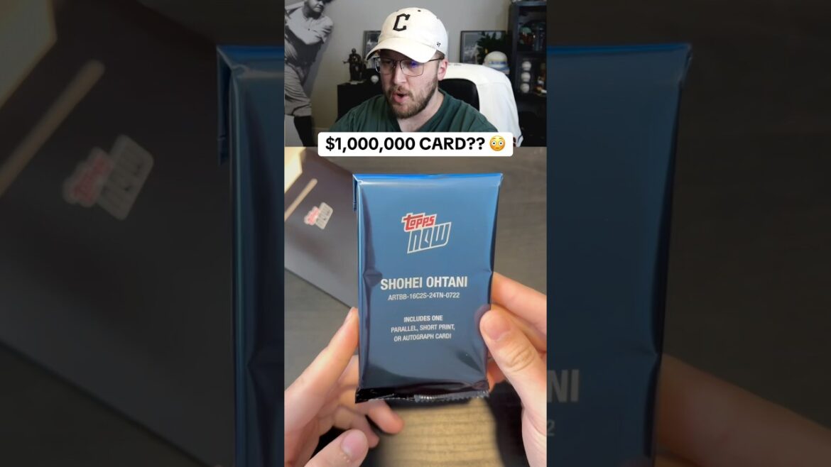 レアな大谷翔平のカードを引きました🤯
