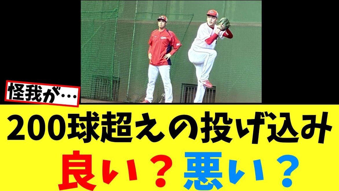 【カープ速報】200球超えの投げ込みに対するカープファン反応