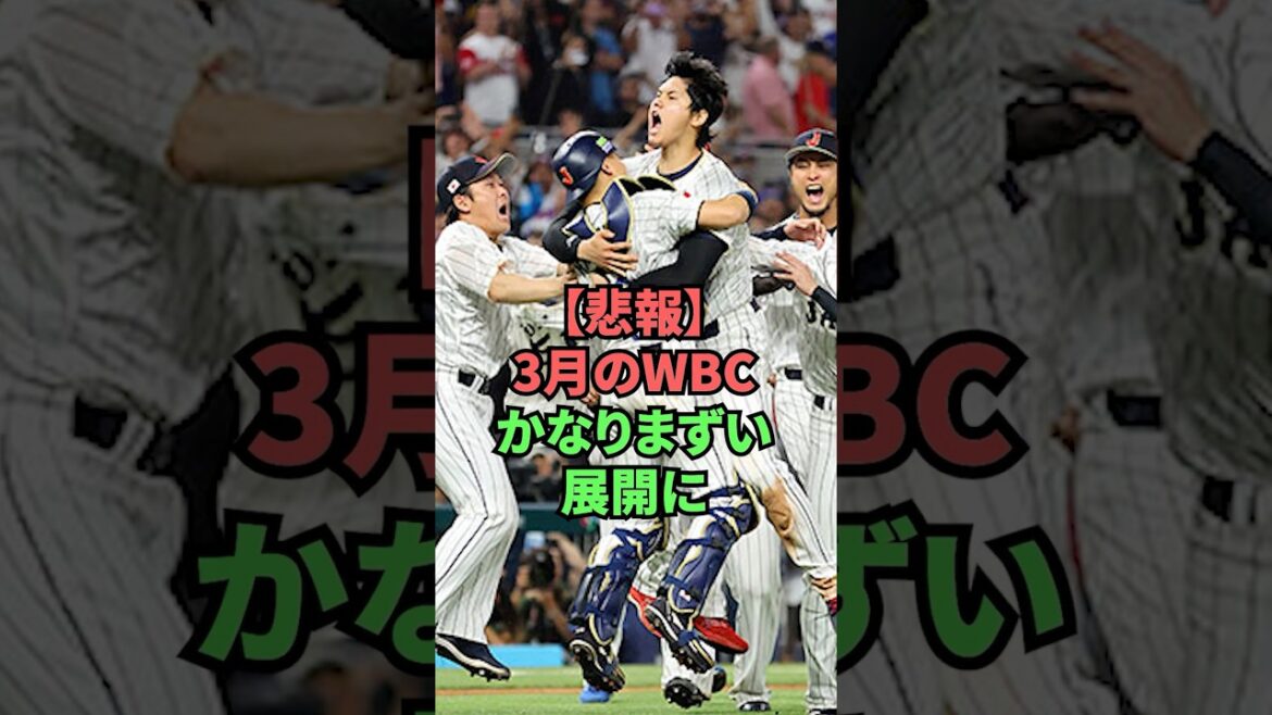 【悲報】3月のWBCかなりまずい展開に