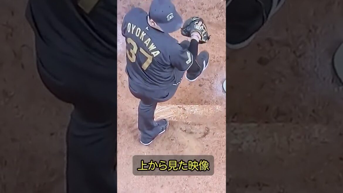投手必見！　オヨヨ（及川投手）の軸足が凄い   #プロ野球 #阪神タイガース #野球