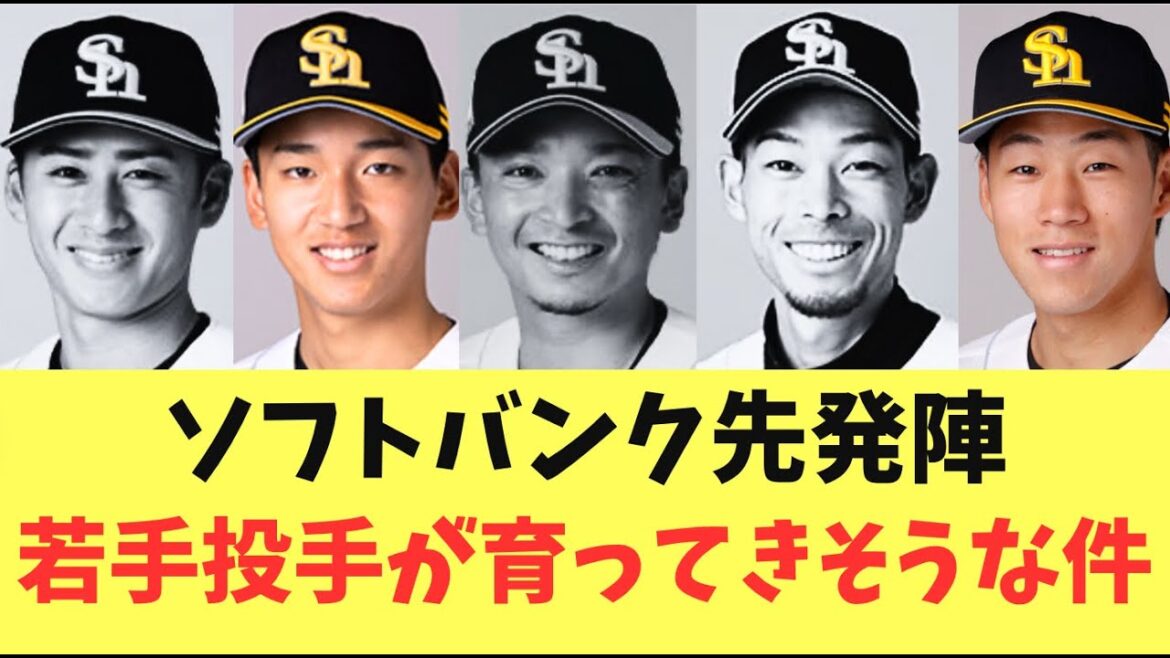 【若鷹】ソフトバンクホークス先発投手陣！来季若手先発投手が育ってきそうな件！2軍若返りにより
