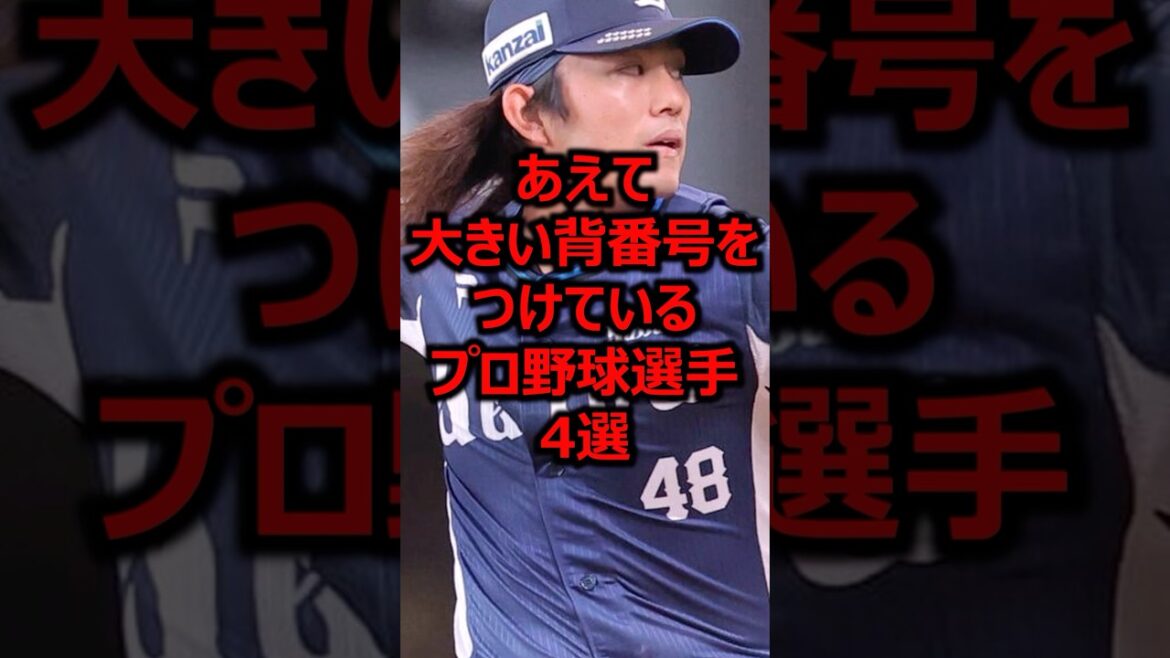 あえて大きい背番号をつけているプロ野球選手4選 #プロ野球 #埼玉西武ライオンズ #今井達也