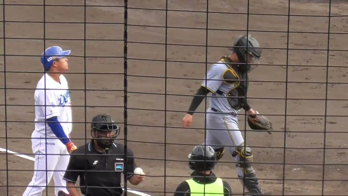 【プロ野球】11.11 　秋季キャンプ　『中日VS阪神　練習試合　6回裏』