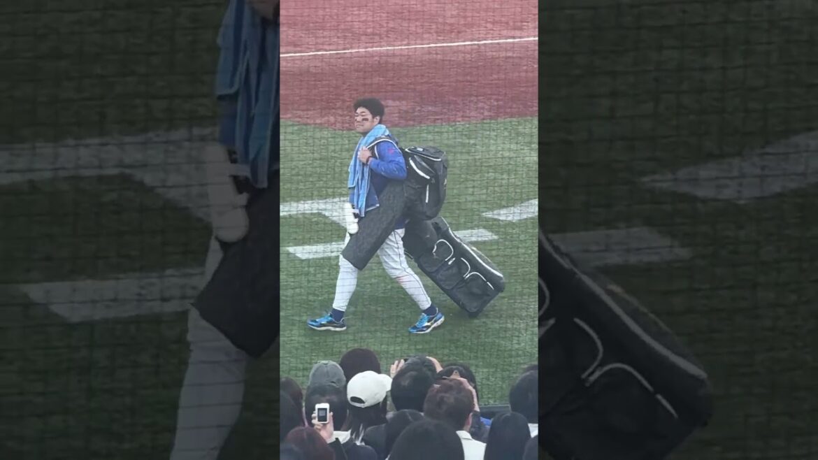 強気のリードを期待する木下選手 #中日ファンだもんで #木下拓哉