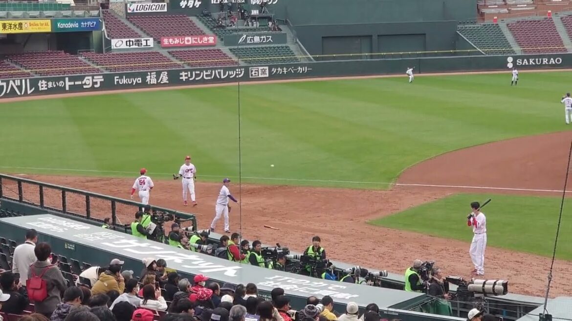 【トライアウト2025】ウォーミングアップ　中村健人　韮澤雄也　宇草孔基
