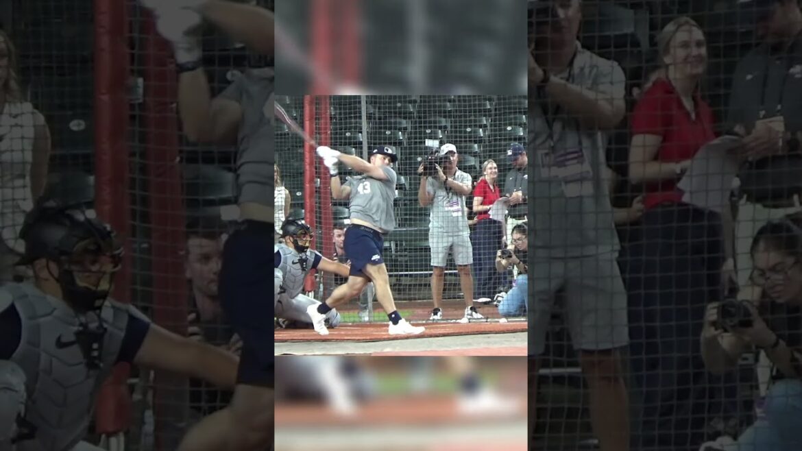 Brandon Compton's ELECTRIC MLB Draft Combine BP | 2025 MLB Draft