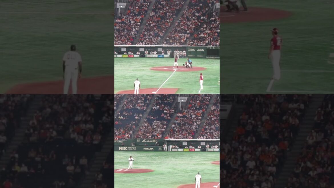 伊藤優輔が茂木栄五郎を三振にとる（読売ジャイアンツ 対 楽天ゴールデンイーグルス 2024年9月22日）