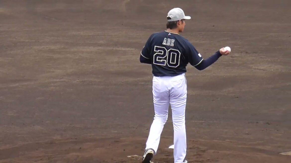 【プロ野球】11.12　オリックス　秋季キャンプ　『Live BP　20阿部選手　20球』