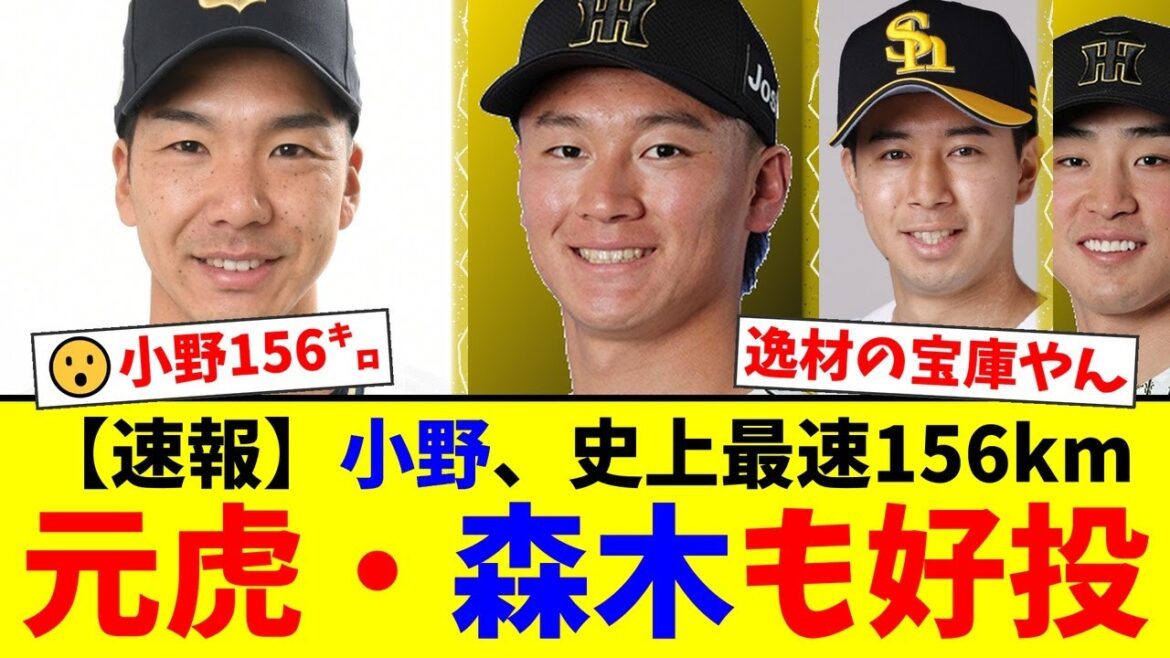 【プロ野球トライアウト】元オリックス・小野泰己が史上最速156キロで覚醒!元阪神ドラ1森木大智も149キロ&ツーシームで好投し、復活をアピール!【プロ野球ファンの反応】 【プロ野球トライアウト】元オリックス・小野泰己が史上最速156キロで覚醒!元阪神ドラ1森木大智も149キロ&ツーシームで好投し、復活をアピール!【プロ野球ファンの反応】