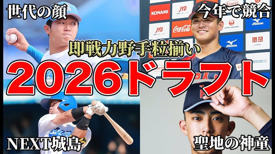 【即戦力野手粒揃い】超ロマンドラフト終了直後からすでに待ち望まれている!? 上位候補のレベルが異次元の2026ドラフト候補について【オリックスバファローズ】