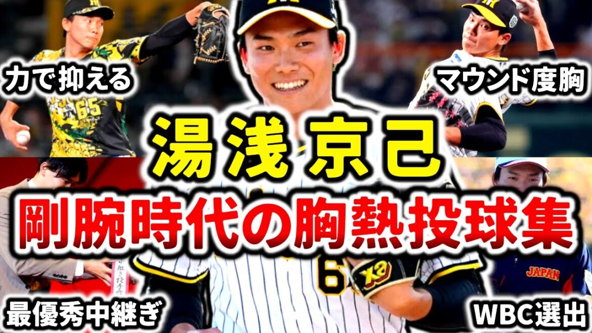 【捻じ伏せる】湯浅京己 剛腕で勝負していたときの胸熱投球集!! 8回に君臨したアツアツ男!!
