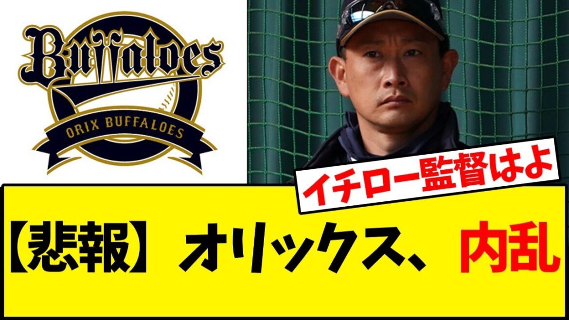 【オリックスバッファローズ】岸田監督と頓宮主将に若手選手達が反旗【野球反応集】