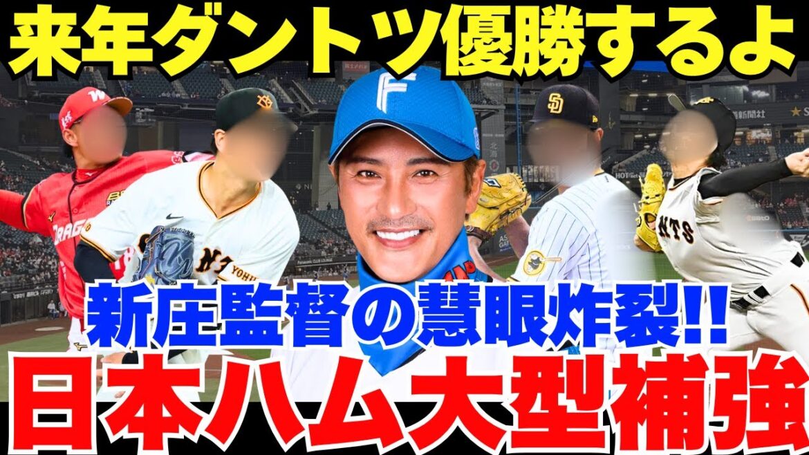 大型補強で来年は宣言通り日本ハムがダントツで優勝か!? 大型補強で来年は宣言通り日本ハムがダントツで優勝か!?