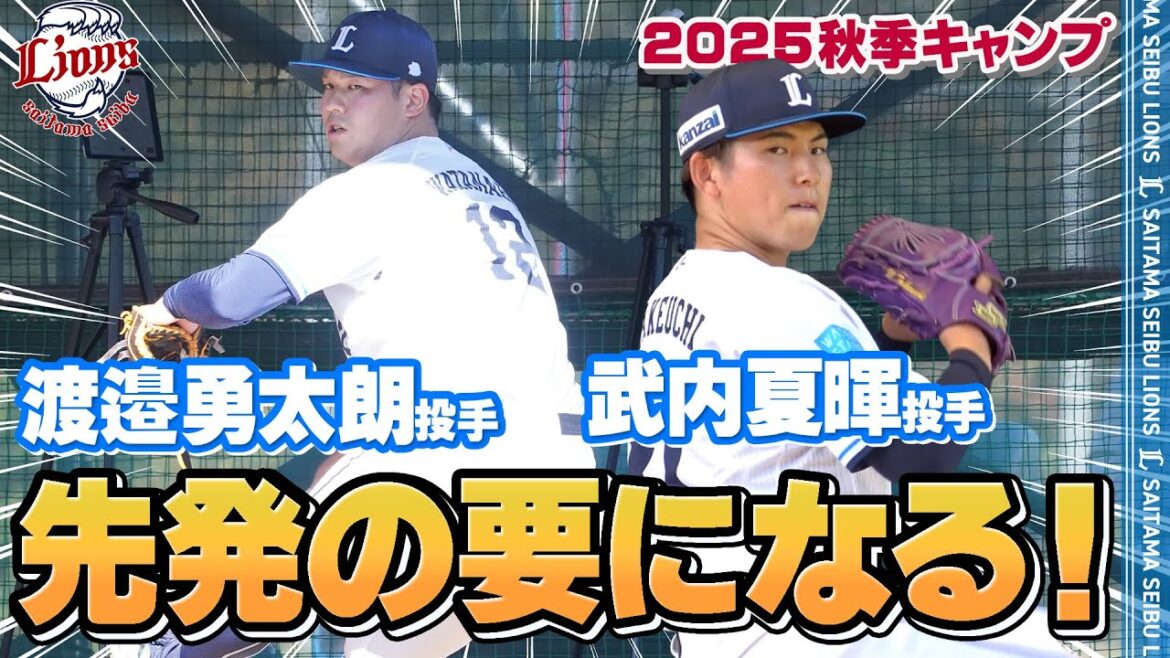 【先発陣の要に！】南郷・所沢ブルペン白熱の先発ローテーション争い！【南郷・所沢秋季キャンプ第4クール1日目ダイジェスト】