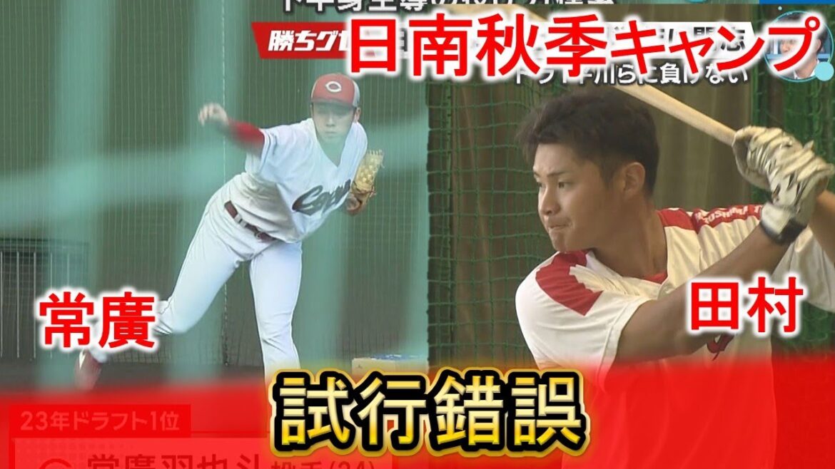 【Carp日南秋季キャンプ】来季ブレークへ試行錯誤|常廣羽也斗|田村俊介|勝ちグセ|カープ|ピタニュー 【Carp日南秋季キャンプ】来季ブレークへ試行錯誤|常廣羽也斗|田村俊介|勝ちグセ|カープ|ピタニュー