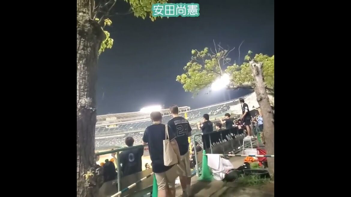 20250827　試合後に【安田尚憲　応援歌】　#shorts　千葉ﾛｯﾃﾏﾘｰﾝｽﾞ@ほっともっとﾌｨｰﾙﾄﾞ神戸･ﾚﾌﾄ外野