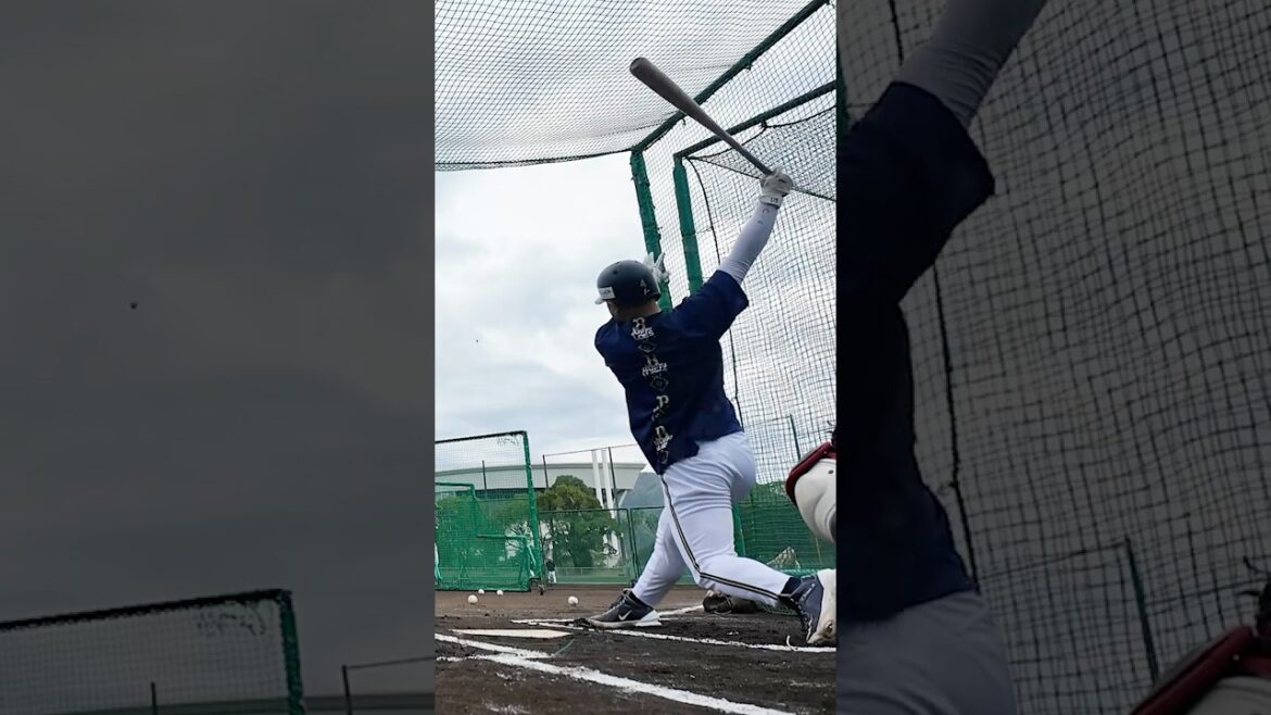 【秋季キャンプ】森選手のランチ特打 #森友哉 #オリックス #shorts