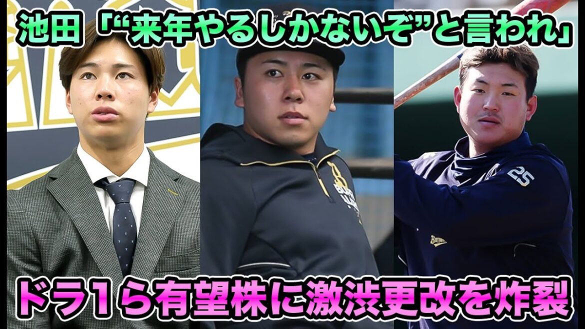 【“外野は同級生を獲ってないぞ”】高卒5年計画がガチで発覚… 来季がプロ史上ガチで勝負年に認定された池田陵真について【オリックスバファローズ】