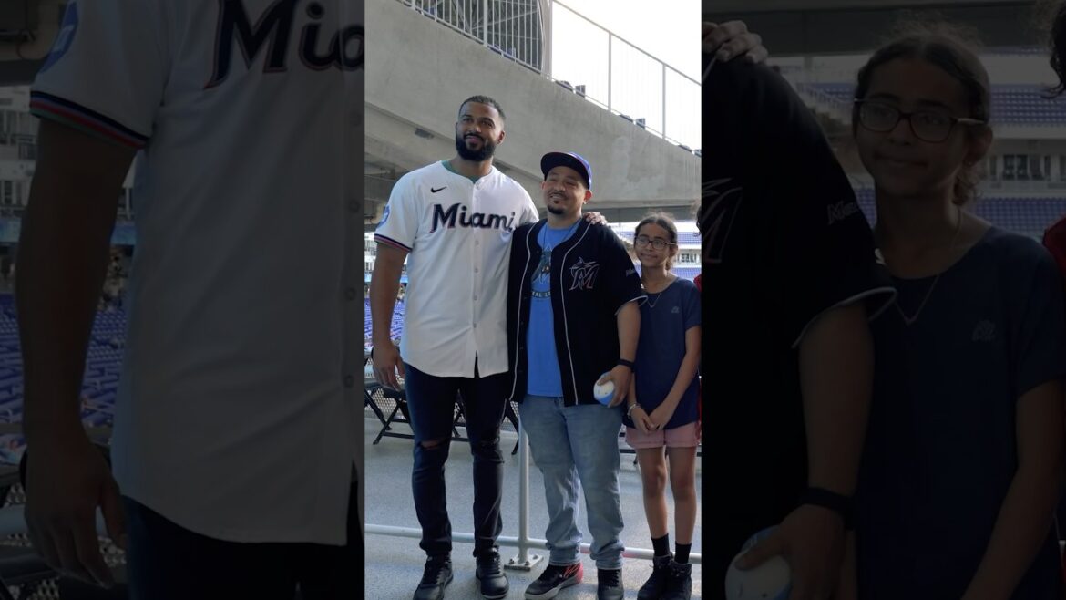 Marlins FanFest 2025 ⚾️🐟#miamimarlins #mlb #marlinsfanfest #baseball #sandyalcantara #euryperez