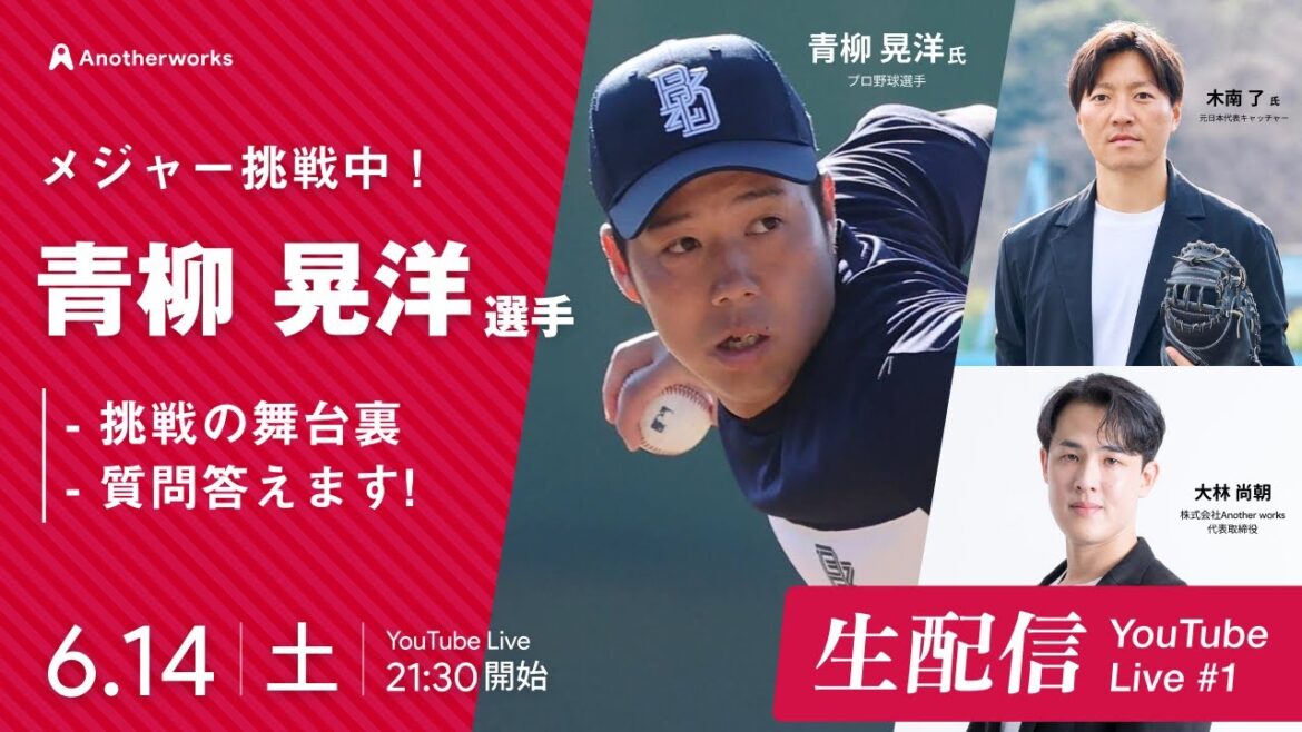 メジャー挑戦中！青柳晃洋選手、挑戦の舞台裏＆質問Live #1