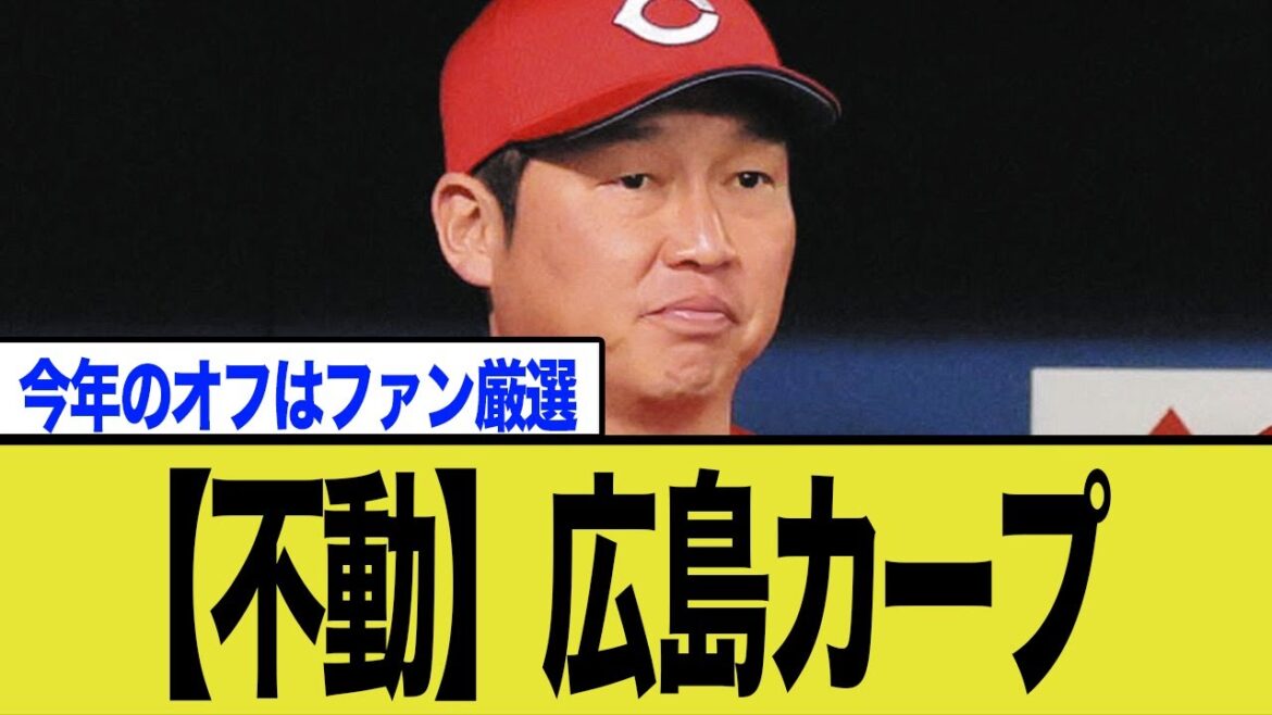 【悲報】 広島カープ、FAどころか戦力外調査すらゼロ